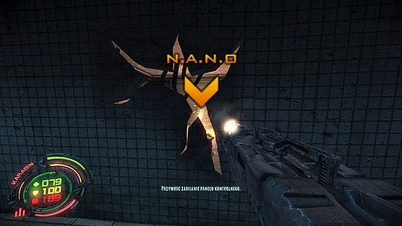 Udaj się teraz główną ulicą w stronę zawalonego pomostu - Poziom III- Pościg (1) | Opis przejścia | Hard Reset - Hard Reset - poradnik do gry