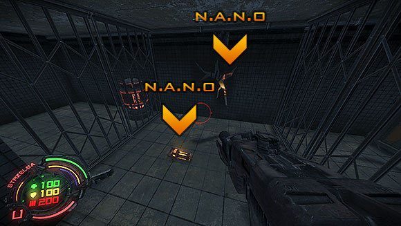 Wróć teraz do bariery, którą możesz już wyłączyć - Poziom III- Pościg (2) | Opis przejścia | Hard Reset - Hard Reset - poradnik do gry