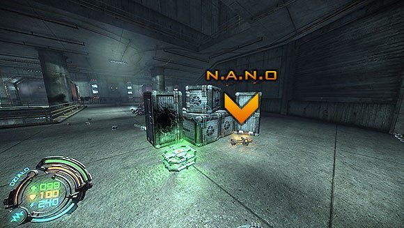 Po uruchomieniu włącznika wejdź długiego tunelu zwanego rurą - Poziom IV- Targowisko (2) | Opis przejścia | Hard Reset - Hard Reset - poradnik do gry