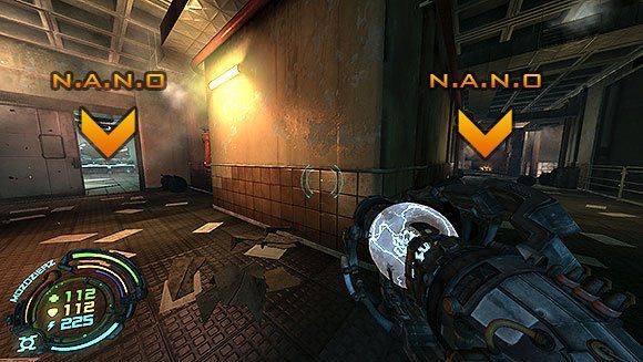 Najlepszą metodą na przeżycie tego skomasowanego ataku jest schowanie się w jednej z kabin i ostrzeliwania łazienki z elektrycznego moździerza lub strzelby, a w ostateczności nawet karabinu - Poziom VI- Podziemia (1) | Opis przejścia | Hard Reset - Hard Reset - poradnik do gry