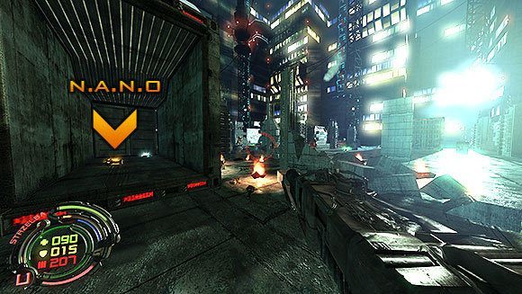 Kiedy pokonasz lekkich grenadierów, na scenę wkroczą ich ciężcy bracia - Poziom VI- Podziemia (3) | Opis przejścia | Hard Reset - Hard Reset - poradnik do gry