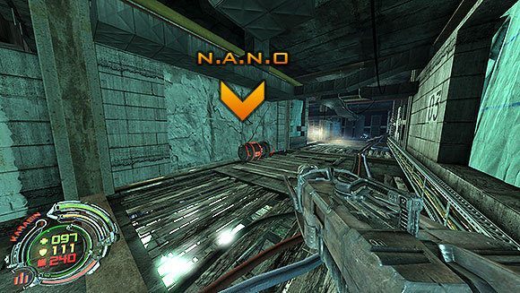 Na końcu pierwszego korytarza znajdziesz jeszcze jedną paczkę, w pomieszczeniu 01 - Poziom VI- Podziemia (3) | Opis przejścia | Hard Reset - Hard Reset - poradnik do gry