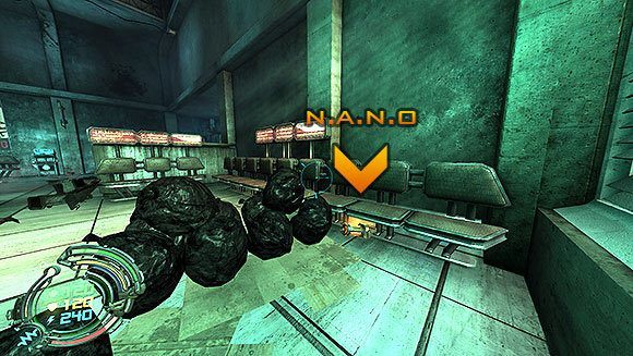 Udaj się teraz korytarzem podążając za strzałką - Poziom VI- Podziemia (3) | Opis przejścia | Hard Reset - Hard Reset - poradnik do gry