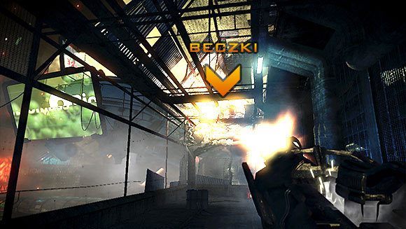 Na placyku znajdziesz N - Poziom VII- Szpital (1) | Opis przejścia | Hard Reset - Hard Reset - poradnik do gry