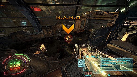 Skieruj się w stronę zniszczonej części tunelu i przeskocz na drugą stronę - Poziom VII- Szpital (1) | Opis przejścia | Hard Reset - Hard Reset - poradnik do gry