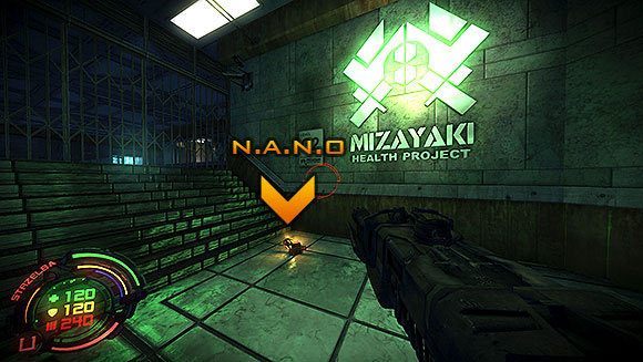 Znajdziesz tam włącznik zasilania, który przywróci oświetlenie oraz małe N - Poziom VII- Szpital (1) | Opis przejścia | Hard Reset - Hard Reset - poradnik do gry