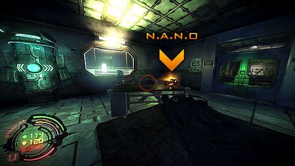 Wyjdź z sali i idź w lewo korytarzem - Poziom VII- Szpital (2) | Opis przejścia | Hard Reset - Hard Reset - poradnik do gry