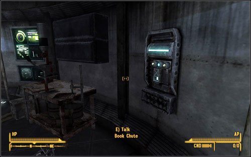 Book Chute (M2:5) - The Sink - Fallout: New Vegas - Old World Blues - poradnik do gry