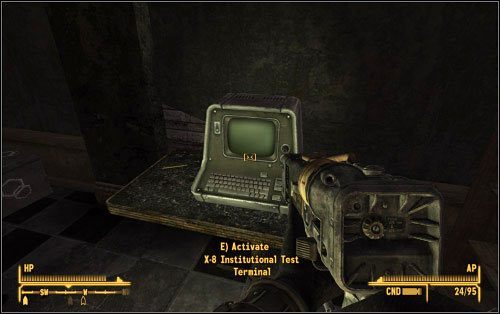 Weźmiesz udział w treningu przygotowanym przez doktora Borousa (duchy przeszłości ewidentnie nie dają mu spokoju) - X-8- High School Horror! - Zadania główne - Fallout: New Vegas - Old World Blues - poradnik do gry