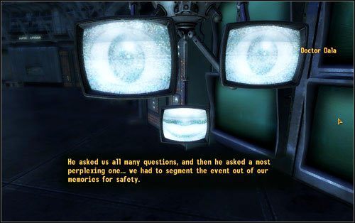 Dyskusja z dr Dalą może również uaktywnić dwa kolejne questy - Coming Out of Her Shell - Zadania poboczne - Fallout: New Vegas - Old World Blues - poradnik do gry
