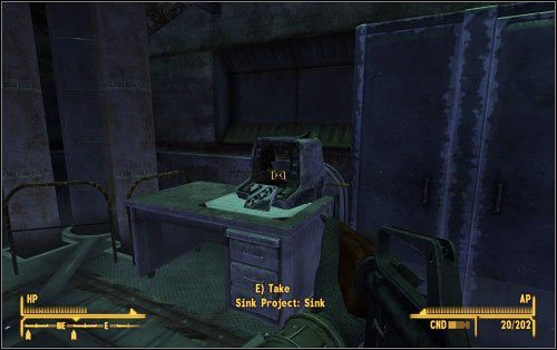 Sink Project: Sink - All My Friends Have Off Switches - Zadania poboczne - Fallout: New Vegas - Old World Blues - poradnik do gry