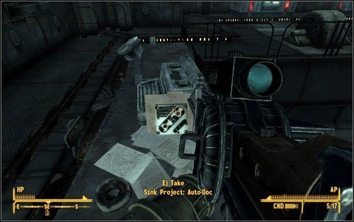 Sink Project: Auto-Doc - All My Friends Have Off Switches - Zadania poboczne - Fallout: New Vegas - Old World Blues - poradnik do gry