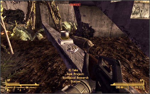 Sink Project: Biological Research Station - All My Friends Have Off Switches - Zadania poboczne - Fallout: New Vegas - Old World Blues - poradnik do gry