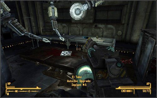 Auto-Doc Upgrade: Implant M-5 - Influencing People - Zadania poboczne - Fallout: New Vegas - Old World Blues - poradnik do gry