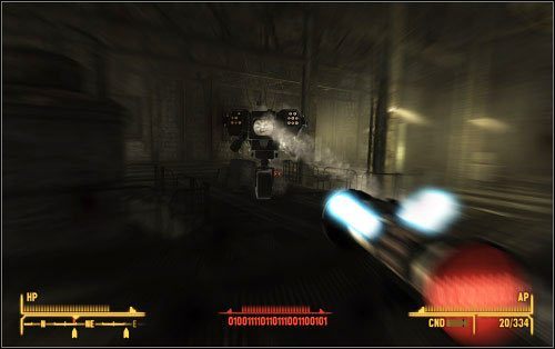 Starcie z 010011110110111001100101 - Influencing People - Zadania poboczne - Fallout: New Vegas - Old World Blues - poradnik do gry