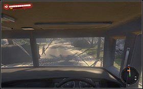 Niestety mimo, iż ciężarówka wygląda na solidną, to zdecydowanie warto ją dodatkowo opancerzyć - Helikopter w ogniu; Wagon rozpaczy | Akt 1 - rozdział 4 Dead Island - Dead Island - poradnik do gry