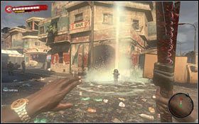 Jeśli chcesz dostarczyć wodę do kościoła musisz wpierw zakręcić pięć hydrantów aby zwiększyć ciśnienie w przepompowni - Tylko jedną kroplę; Droga do zbawienia | Akt 2 - rozdział 5 i 6 w Dead Island - Dead Island - poradnik do gry