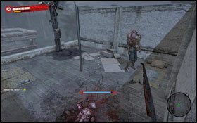 Ostatni głośnik znajdziesz kilka budynków dalej (9) - Pierwsza głowa cerbera | Akt 2 - zadania poboczne i wydarzenia w Dead Island - Dead Island - poradnik do gry