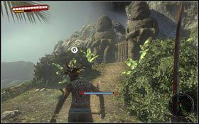 Przytrzymaj klawisz akcji na dźwigni aby opuścić most #1, po czym biegnij dalej za Ope do grobowców (4) #2 - Czysta krew | Akt 3 - rozdział 14 i 15 w Dead Island - Dead Island - poradnik do gry