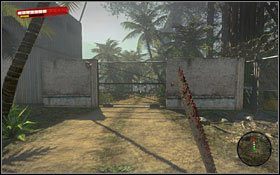 Franka znajdziesz tuż nieopodal wyjścia z budynku #1 - Szczury w laboratorium; W niewoli mocy | Akt 3 - zadania poboczne i wydarzenia - Dead Island - poradnik do gry