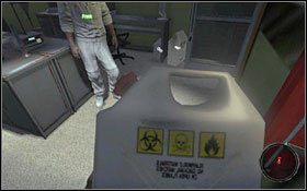 Wraz z płynem #1 udaj się z powrotem do Franka #2 i postaw tuż obok drzwi - Twarda materia | Akt 3 - zadania poboczne i wydarzenia w Dead Island - Dead Island - poradnik do gry