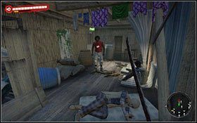 Skręć w lewo i idź skałami w dół, po chwili powinieneś dostrzec paczkę #1 - O jeden most za daleko; Druga pomoc | Akt 3 - zadania poboczne i wydarzenia - Dead Island - poradnik do gry