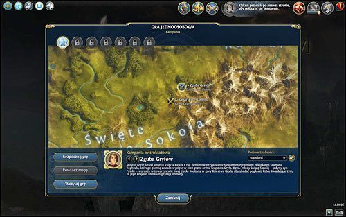 W prologu poznajemy księcia Sławoja - postać bardzo ważną dla fabuły gry. - 1 misja - Zguba Gryfów | Kampania - prolog | Might & Magic Heroes VI - Might & Magic: Heroes VI - poradnik do gry