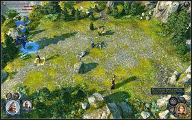 Ale już po chwili dochodzi do pierwszej walki - 1 misja - Zguba Gryfów | Kampania - prolog | Might & Magic Heroes VI - Might & Magic: Heroes VI - poradnik do gry