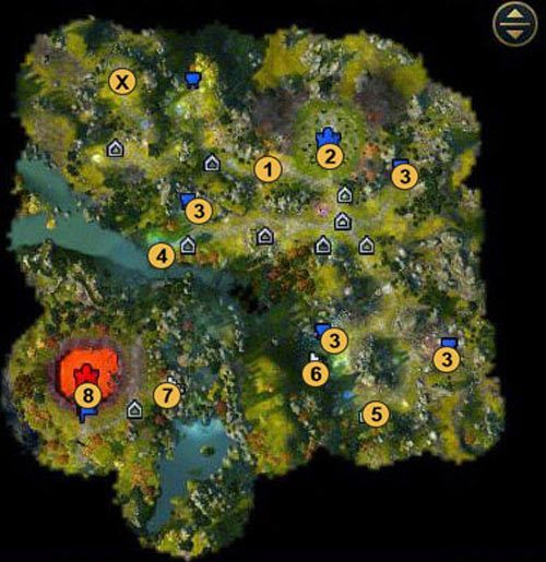 X - początek misji - 1 misja - mapy | Kampania - prolog | Might & Magic Heroes VI - Might & Magic: Heroes VI - poradnik do gry