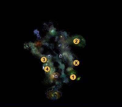 X - zejście z powierzchni (patrz mapa M1) - 1 misja - mapy | Kampania - prolog | Might & Magic Heroes VI - Might & Magic: Heroes VI - poradnik do gry