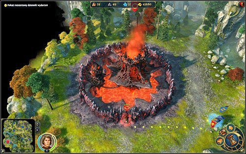 Stopień rozbudowania miasta jest widoczny z poziomu mapy przygody. - Stolica w Might & Magic Heroes VI | Miasta - Might & Magic: Heroes VI - poradnik do gry