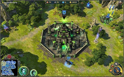 Zamki nekromantów budzą respekt już samym swym wyglądem. - Rozwój miasta | Nekropolia | Might & Magic Heroes VI - Might & Magic: Heroes VI - poradnik do gry