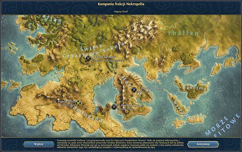 Po uwolnieniu ciotki Sveltany, powinniśmy ruszyć na pomoc Ashanowi. - 4 misja - Pajęczy fortel | Kampania | Nekropolia w Might & Magic Heroes VI - Might & Magic: Heroes VI - poradnik do gry