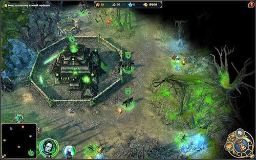 Na szczęście gry nie zaczynamy z pustymi kieszeniami - część budowli jest już zbudowana. - 4 misja - Pajęczy fortel | Kampania | Nekropolia w Might & Magic Heroes VI - Might & Magic: Heroes VI - poradnik do gry