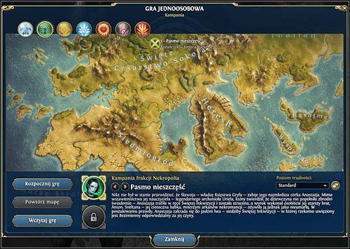 Cele: wyjść na powierzchnię, znaleźć inkwizytorów - 1 misja - Pasmo nieszczęść | Kampania Nekropolii w Might & Magic Heroes VI - Might & Magic: Heroes VI - poradnik do gry