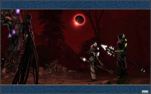 Na końcu misji bohaterowie zmierzają w stronę zaćmionego słońca. - 2 misja - Podróż do wnętrza | Kampania Nekropolii w Might & Magic Heroes VI - Might & Magic: Heroes VI - poradnik do gry