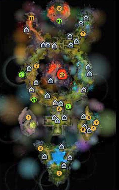 1 - lokacja startowa - 2 misja - mapy | Kampania Nekropolii w Might & Magic Heroes VI - Might & Magic: Heroes VI - poradnik do gry