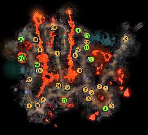 1 - smocza żyła (całkowicie odnawia zasób many bohatera - 3 misja - mapy | Kampania Nekropolii w Might & Magic Heroes VI - Might & Magic: Heroes VI - poradnik do gry