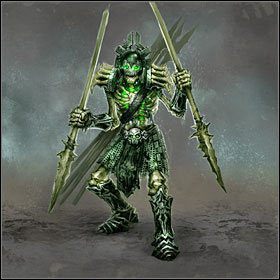 Szkielety to podstawowe jednostki nekromantów - nie są co prawda zbyt silne, ale nadrabiają to swą liczebnością - Szkielet / kościany oszczepnik | Jednostki w Might & Magic Heroes VI - Might & Magic: Heroes VI - poradnik do gry