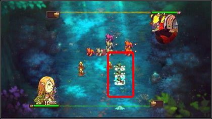 Aby zaatakować przeciwnika musisz stworzyć tzw - Irollan (1) - Opis przejścia - Might & Magic: Clash of Heroes - PC - poradnik do gry