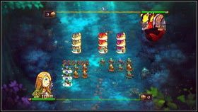 Twoje wojsko nie jest zbyt liczne, wiec jak najszybciej przyzwij posiłki (LPM na licznik) - Irollan (1) - Opis przejścia - Might & Magic: Clash of Heroes - PC - poradnik do gry