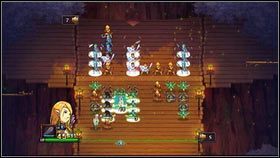 Po walce zobaczysz kolejnych przeciwników próbujących ściąć potężne drzewo [1] - Irollan (2) - Opis przejścia - Might & Magic: Clash of Heroes - PC - poradnik do gry