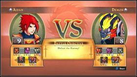 Gdy dotrzesz do północnej krawędzi lokacji, zostaniesz zaatakowany przez Czarodzieja (LVL 8) [1] oraz Demona (LVL 8) [2] - Sheogh (2) - Opis przejścia - Might & Magic: Clash of Heroes - PC - poradnik do gry