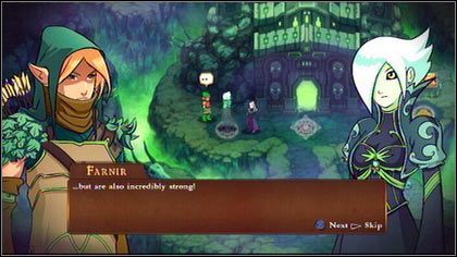 Farnir (LVL 5) stoi na lewo od starożytnych ruin [M3 - Heresh - Zadania poboczne - Might & Magic: Clash of Heroes - PC - poradnik do gry