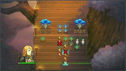 Na początku usuń Łowcę stojącego przed Niedźwiedziem po lewej , a następnie wyeliminuj Niedźwiedzia z prawej - Irollan - Bitwy-zagadki - Might & Magic: Clash of Heroes - PC - poradnik do gry