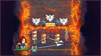 Dwa ostatnie czerwone Rogate Demony, ustaw pod czerwoną Zmorą, a szarę Zmorę przesuń na środek pola bitwy - Sheogh - Bitwy-zagadki - Might & Magic: Clash of Heroes - PC - poradnik do gry