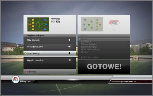 Wybór boiskowego ustawienia to sprawa indywidualna i zależy przede wszystkim od zawodników, jakich możemy wykorzystać w grze - Wybór ustawienia i jego edycja | Taktyka w FIFA 12 - FIFA 12 - poradnik do gry