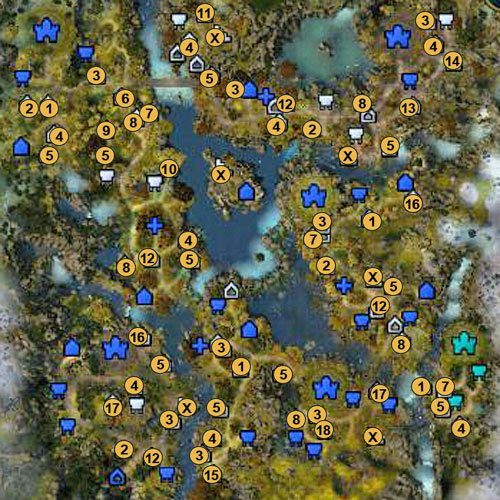 1 - ślepa kapłanka (podnosi przeznaczenie bohatera o 5 w czasie następnej bitwy - 1 misja - mapy | Kampania Przystani w Might & Magic Heroes VI - Might & Magic: Heroes VI - poradnik do gry