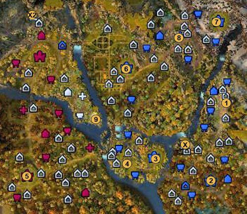 1 - lokacja startowa - 2 misja - mapy | Kampania Przystani w Might & Magic Heroes VI - Might & Magic: Heroes VI - poradnik do gry