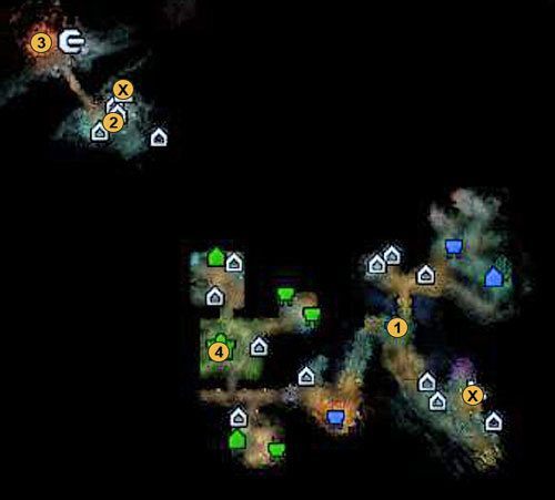 1 - fort nieumarłych (Niedokończone sprawy) - 2 misja - mapy | Kampania Przystani w Might & Magic Heroes VI - Might & Magic: Heroes VI - poradnik do gry